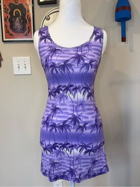 Vintage purple mini dress